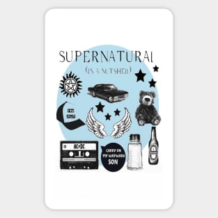 Supernatural in a Nutshell Sticker